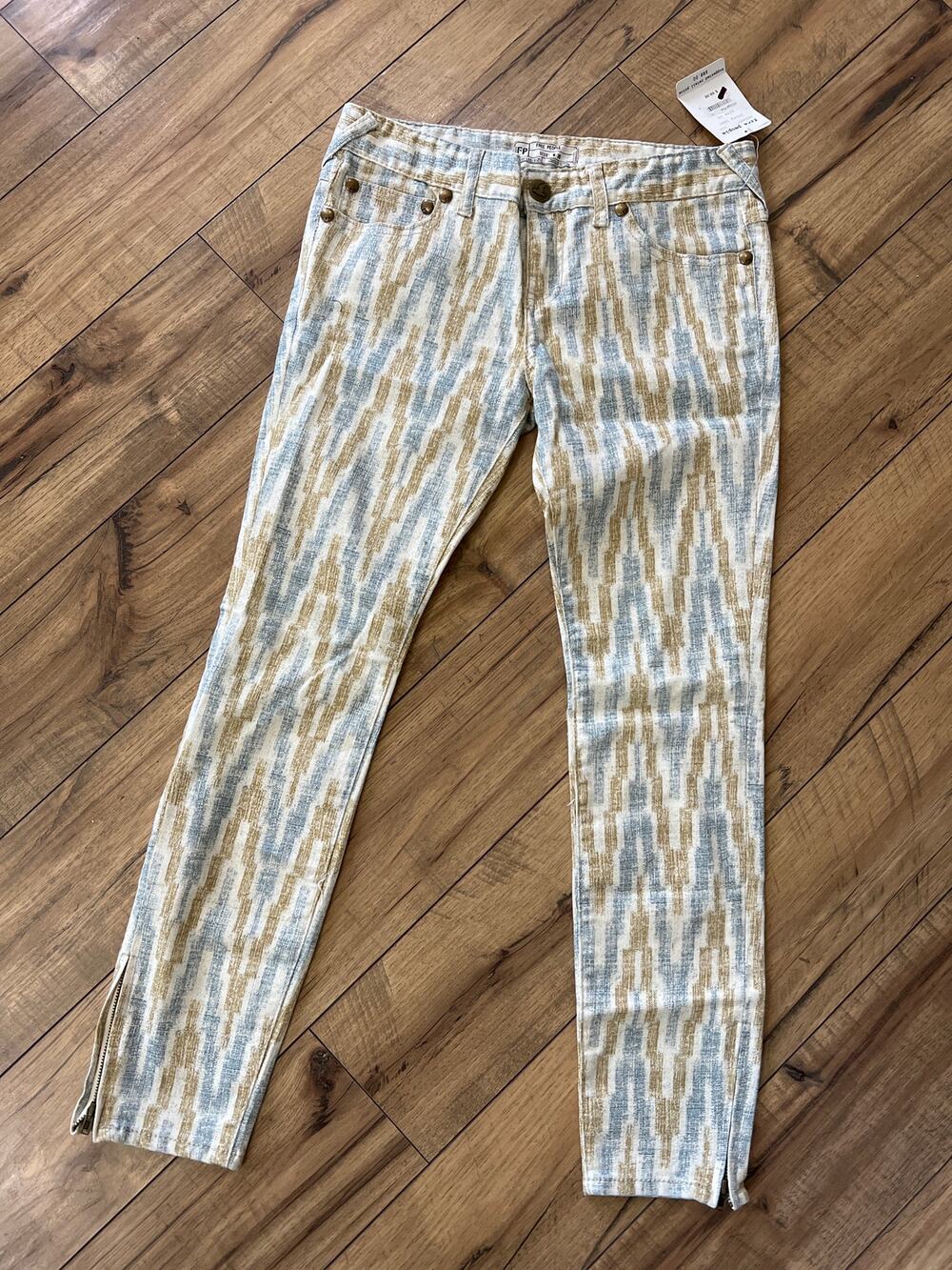 NWT Free People size 26 womens cropped pants